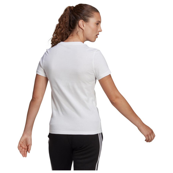 Adidas Γυναικεία κοντομάνικη μπλούζα Loungewear Essentials Slim Logo Tee